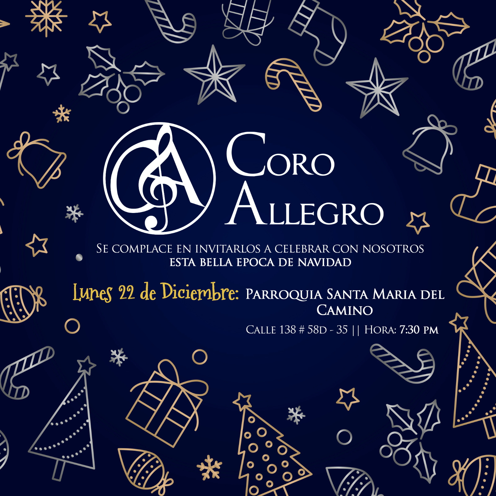 Invitación al coro Allegro