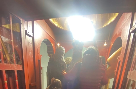 Con la virgen