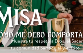 Cómo comportarte en la Misa.